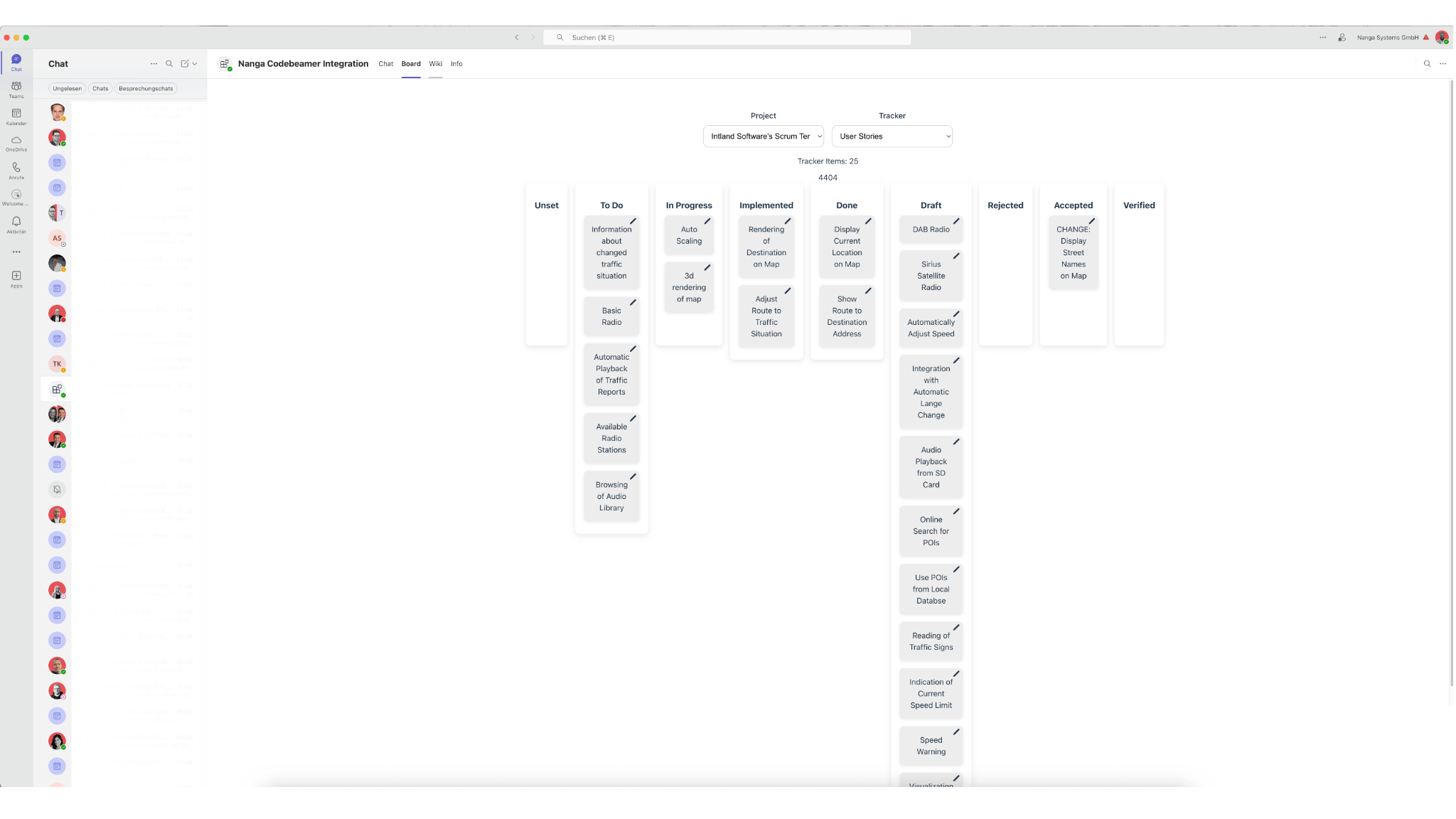 Project and Tracker